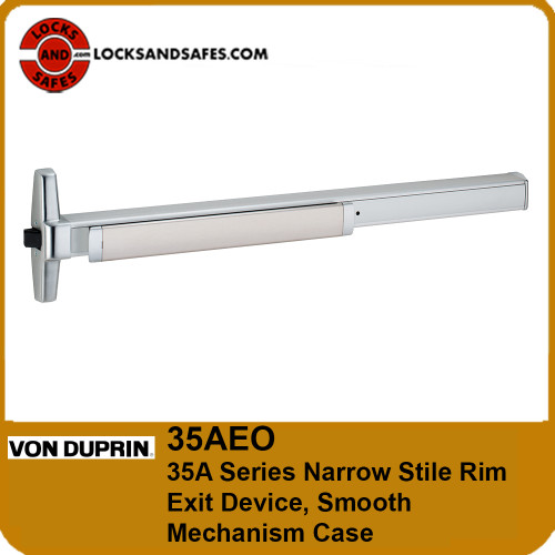 Von Duprin 35A | Grade 1 Narrow Stile Rim Exit Device with Smooth Mechanism Case
