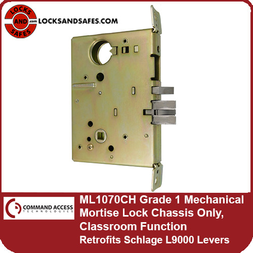 Command Access ML1070CH | Grade 1 Mechanical Mortise Lock Chassis Only, Classroom Function