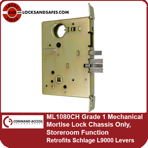 Command Access ML1080CH | Grade 1 Mechanical Mortise Lock Chassis Only, Classroom Function