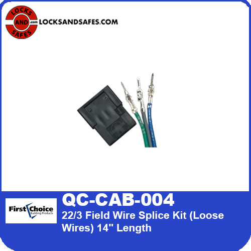 First Choice QC-CAB-004 | Field Wire Splice Kit (Loose Wires)