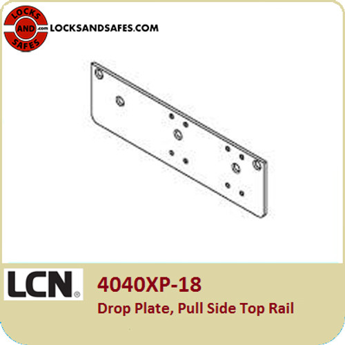 LCN 4040XP-18 Drop Plate , Pull Side Top Rail