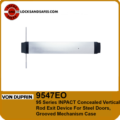 Von Duprin 9547 | 95 Series INPACT Concealed Vertical Rod Exit Device For Steel Doors