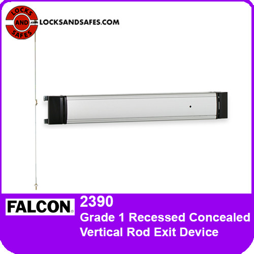 Falcon 2390 | Grade 1 Recessed Concealed Vertical Rod Exit Device