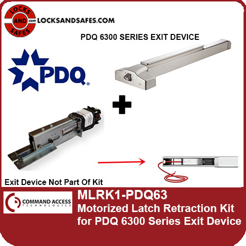 Command Access MLRK1-PDQ63 | Motorized Latch Retraction (MLR) Kit for PDQ 6300 Series Exit Device