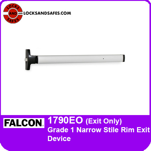 Falcon 1790 | Grade 1 Narrow Stile Rim Exit Device For Metal Doors