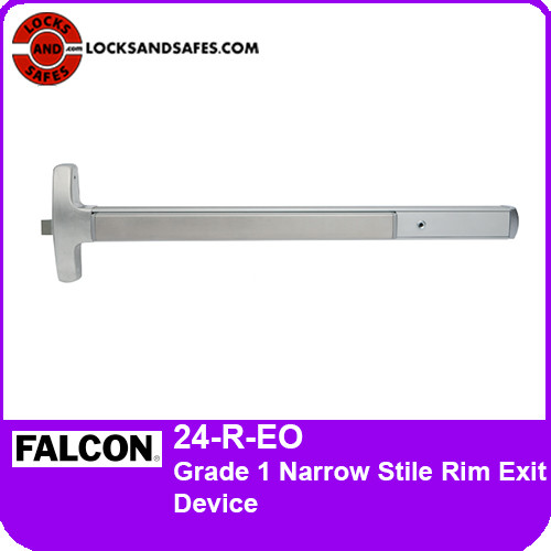 Falcon 24-R-EO | Grade 1 Narrow Stile Rim Exit Device