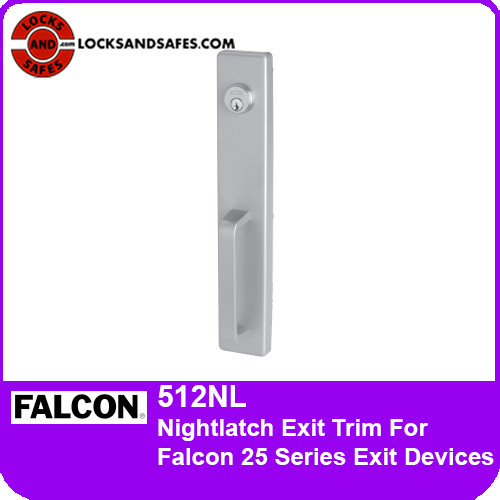 Falcon 512NL Nightlatch Exit Trim | For Falcon 25 Series Exit Devices