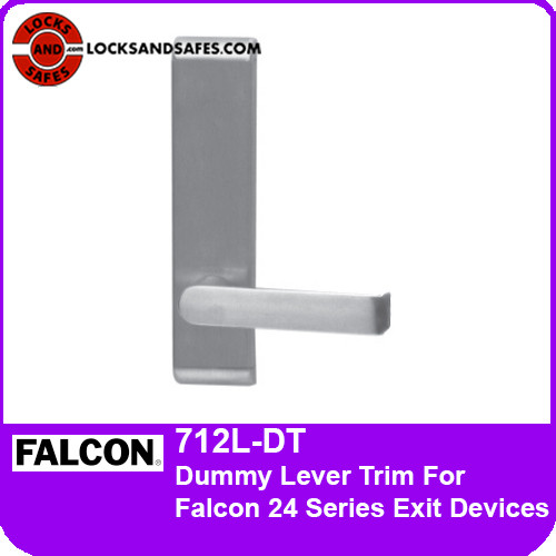 Falcon 712L-DT Dummy Lever Exit Trim | For Falcon 24 Series Exit Devices