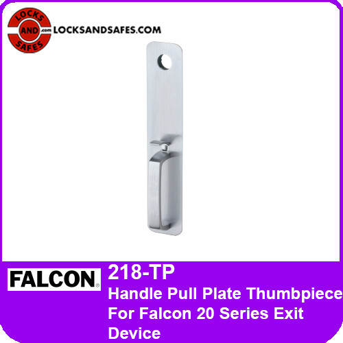 Falcon 218-TP Handle Pull Plate Thumbpiece Exit Trim | For Falcon 20 Series Exit Devices