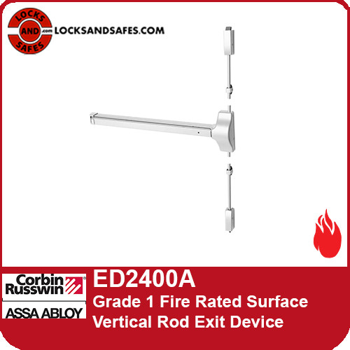 Corbin Russwin ED2400A | ED2000 Series Fire Rated Vertical Rod Exit Device