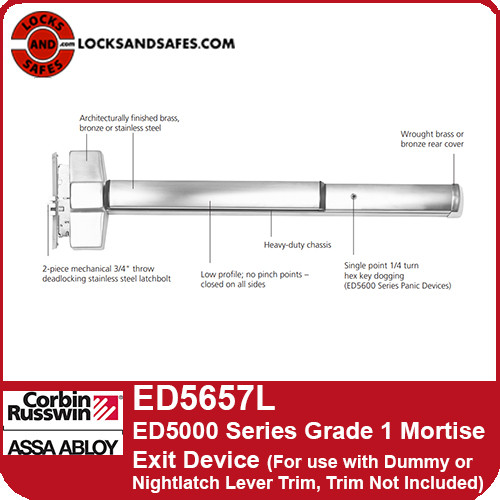 Corbin Russwin ED5657L | ED5600 Mortise Exit Device