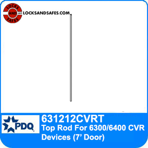 PDQ 631212CVRT | Top Rod Only 6300 and 6400 Concealed Vertical Rod Exit Devices