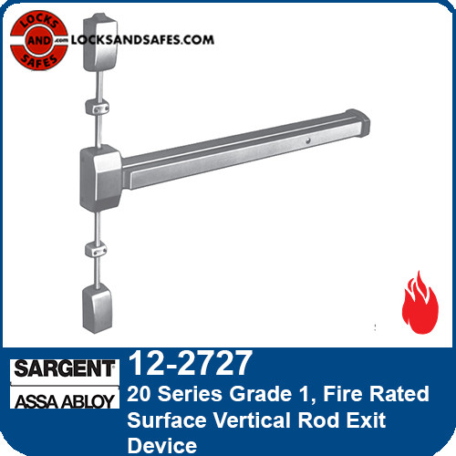 Sargent 12-2727 | Sargent 20 Series Fire Surface Vertical Rod Device