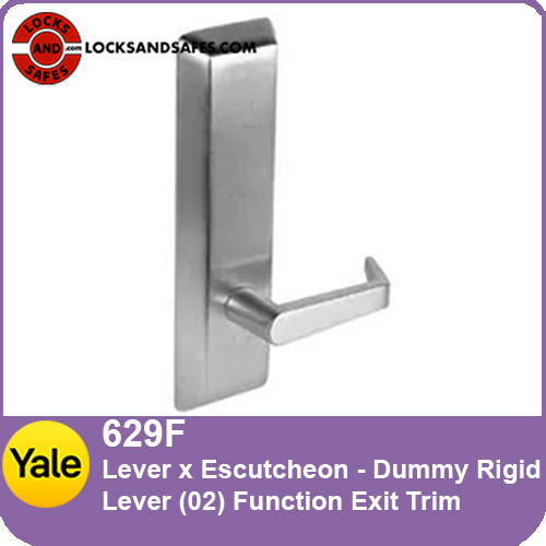 Yale 1500 Series Exit Trim Dummy Rigid Lever Function | Yale 629