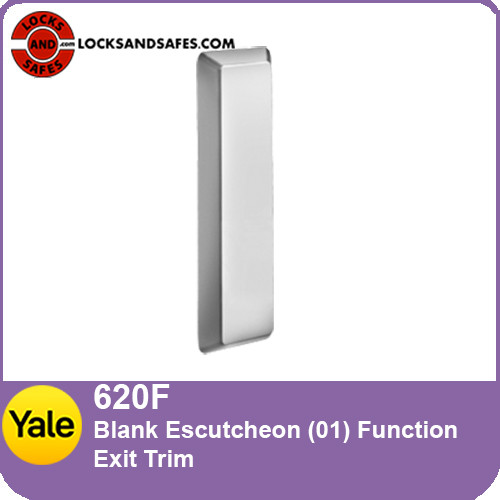 Yale 1500 Series Blank Escutcheon Exit Trim | Yale 620F