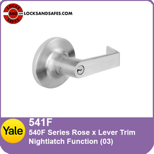 Yale Lever Rose Exit Trim For 6100 wide stile exit device