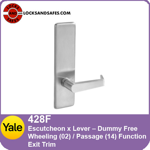 Yale 428 Passage Escutcheon Trim | Yale Dummy Free Wheeling Escutcheon Trim For 1800 Devices