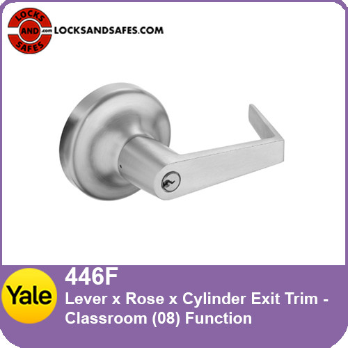 Yale 446F Key In Lever Classroom Function Trim For 1800 Exit Devices