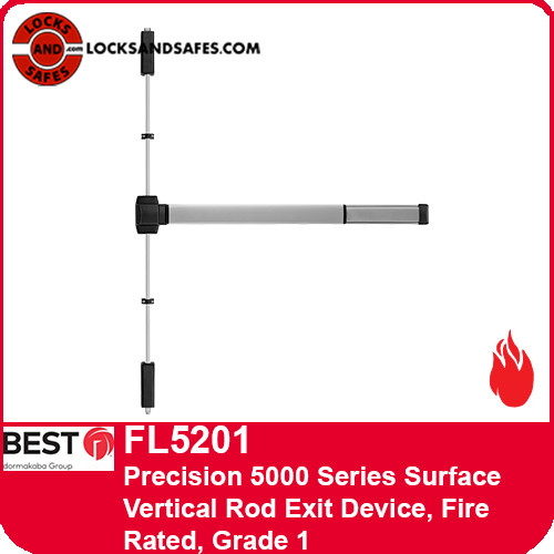 Precision FL5201 Fire Surface Vertical Rod Exit Device Precision FL5201 Fire Surface Vertical Rod Exit Device