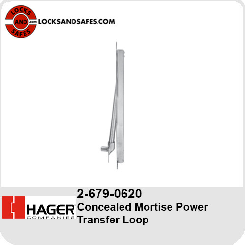 Hager 2-679-0620 | Concealed Mortise Power Transfer Loop