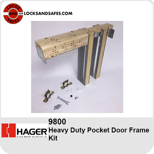Hager 9800 Heavy Duty Pocket Door Frame Kits