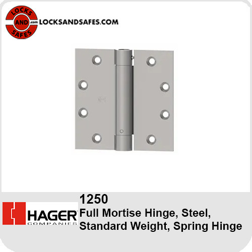 Hager 1250 Full Mortise Spring Hinge