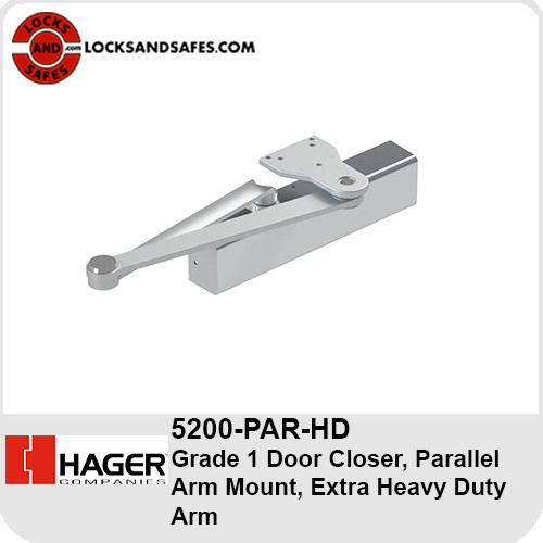 Hager 5200-PAR-HD Extra Heavy Duty Arm Door Closer