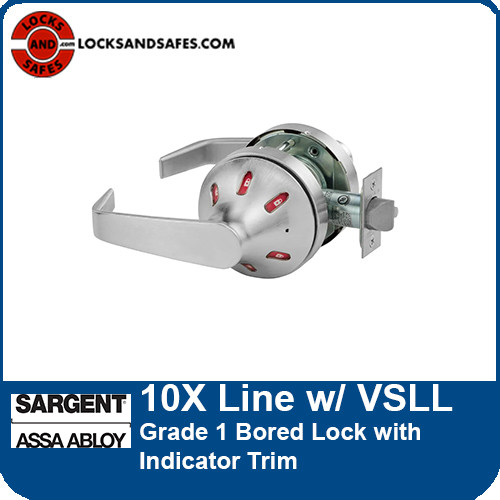 Sargent 10X Line Bored Lock with Indicator