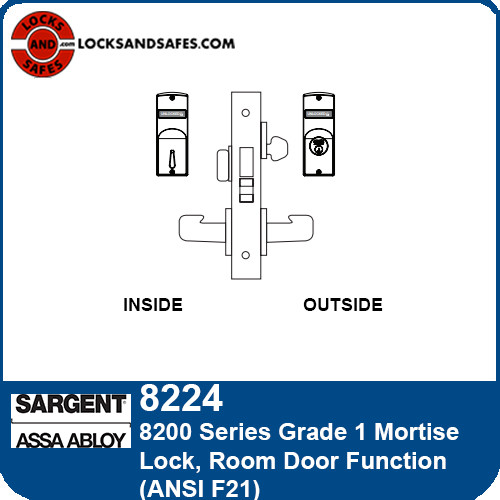 Sargent 8224 Room Door Mortise Lock