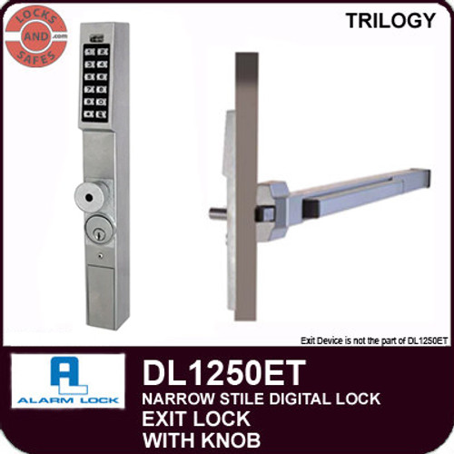 Alarm Lock DL1250ET | Alarm Lock DL1250ET Narrow Style Lock | Commercial Door Lock