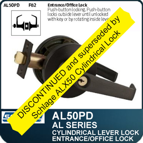Schlage AL50PD - Standard Duty Commercial Entrance/Office Lever Lock