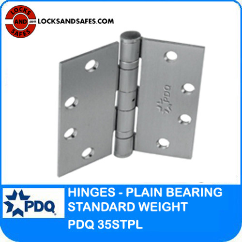 3 PDQ Commercial Industrial Door Heavy Duty HINGES 2 BALL BEARING 4 1/2 x 4 1.2 