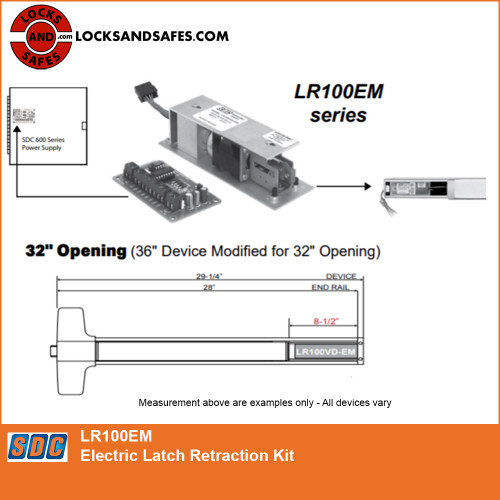Sdc Lr100kwk Em Elr Kawneer Exit Device Mlr Kawneer