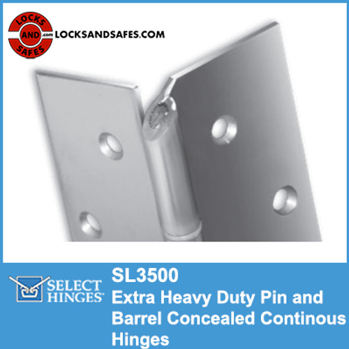 Select Pin & Barrel Concealed Continuous Hinges