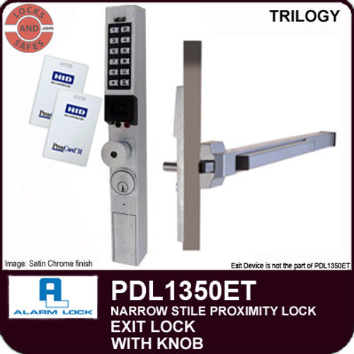 Alarm Lock Trilogy PDL1300 NARROW STYLE PROXIMITY LOCK