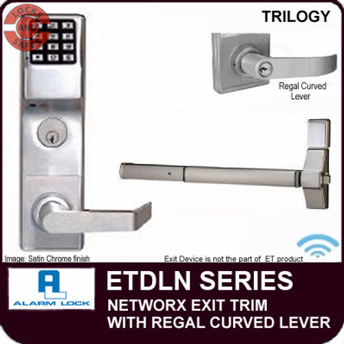 Alarm Lock Etdln Networx Exit Trim Keypad Exit Trim
