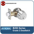 Grade 2 Deadlatch - Single Cylinder Outside (Night Latch), Holdback Turn Inside | Schlage B250