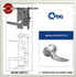 Institution with Deadbolt Mortise Locks Grade 1 Double Cylinder | PDQ MR128 Mortise Locks | Institution w/ Deadbolt Mortise Lock | F Series Escutcheon Trim