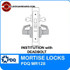 Grade 1 Double Cylinder Mortise Lockset Institution with Deadbolt | PDQ MR128 Mortise Locks | Mortise Deadbolt Lock | J Series Sectional Trim