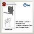 Grade 1 Single Cylinder Mortise Lockset Classroom Function | Sargent 8237 Mortise Locks | PDQ MR148 | Sargent Hardware | J Series Sectional Trim