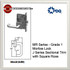 Grade 1 Single Cylinder Deadbolt with Dummy Trim Mortise Locks | PDQ MR215 Mortise Locks | Mortise Door Lock Replacement | J Series Sectional Trim