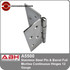 ABH A5500 12 Gauge SS Pin and Barrel Full Concealed Hinge