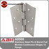 ABH A5500 12 Gauge Stainless Steel Pin & Barrel Full Mortise Continuous Hinges