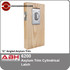 ABH 6200 Asylum Trim Cylindrical Latch | C Angled Asylum Trim