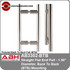 ABH AB3302-BTB Straight Flat End Pull - 1.50” Diameter | Back To Back Mounting | ABH AB3300 1.5