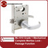 Command Access ML1010 | Grade 1 Mechanical Passage Function Complete Mortise Lock