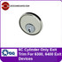 PDQ 6C Cylinder Only Exit Trim | For Use With 6300 and 6400 Exit Devices
