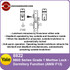 Yale 8822 Mortise Lock Dormitory with Deadbolt Function