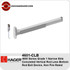 Hager 4601-CLB | Hager 4600 Narrow Stile Concealed Vertical Rod Less Bottom Rod Exit Device