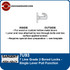Sargent 7U93 Single Lever Pull Function Bored Lock